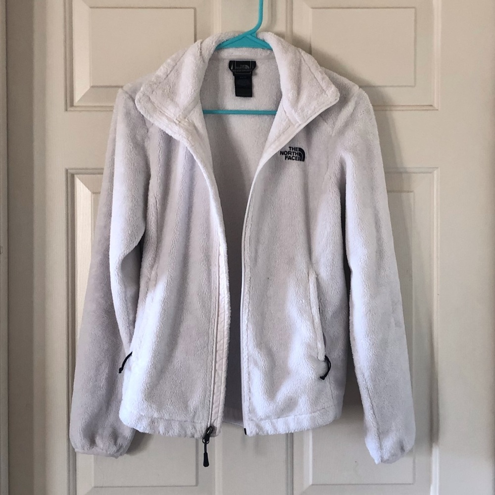 White The North Face Furry Jacket